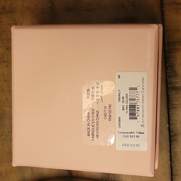 Kate Spade Earring Flying Colors Emerald - Picture 2 of 4